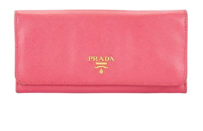 Prada Large Continental Wallet, front view